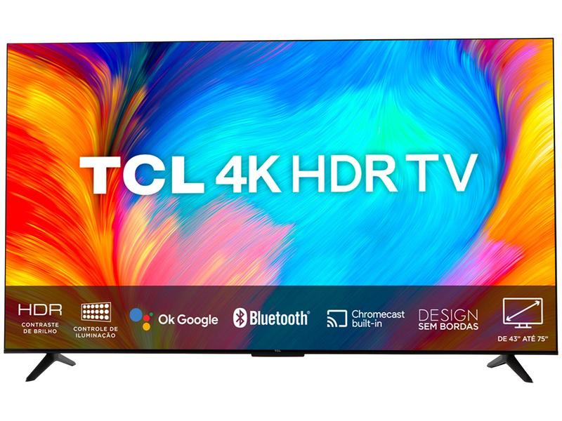 Smart TV 65” UHD 4K LED TCL 65P635 Wi-Fi - Bluetooth Google